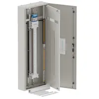 Single chassis, apex, 96Pole, 160A Isolator Twin, 6 Modules, grey,1600x600x200mm