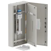 DB, apex+, 18/12Pole, 160A Isolator Twin, 8 Modules, grey,1200x600x200mm