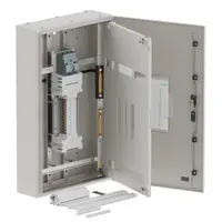 DB, apex+, 24Pole, 160A MCCB Twin,8 Mod+26 Mod, grey,1000x600x200mm