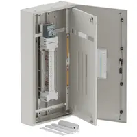 DB, apex+, 24/18Pole, 160A MCCB Twin, 8 Modules, grey, 1200x600x200mm