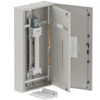 DB, apex+, 30/12Pole, 200A MCCB Twin, 8 Modules, grey, 1200x600x200mm