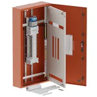 DB, apex+, 36Pole,250A Isolator 2x8 Mod+26 Mod,orange,1200x600x200mm