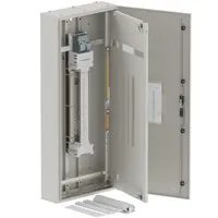 DB, apex+, 42/12Pole,200A MCCB Twin, 8 Modules, grey, 1400x600x200mm