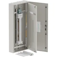 DB, apex+, 42/24Pole,160A MCCB Twin, 8 Modules, grey, 1400x600x200mm