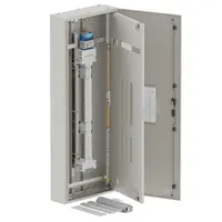 DB, apex+, 42/24Pole, Meter,250A Isolator Twin, 8 Modules, grey, 1600x600x200mm