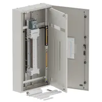 DB, apex+, 48Pole, 200A MCCB Twin,8 Mod+26 Mod, grey,1200x600x200mm