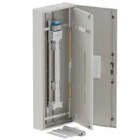 DB, apex+, 48/18Pole, Meter,250A Isolator Twin, 8 Modules, grey, 1600x600x200mm