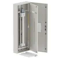DB, apex+, 48/42Pole,200A MCCB Twin, 8 Modules, grey, 1600x600x200mm