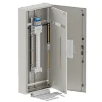 Single chassis, apex+, 60Pole,160A Isolator 2x 6Mod+26 Mod, grey, 1400x600x200mm