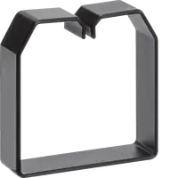 Cable retaining clip made of PVC for LKG 75x75mm black