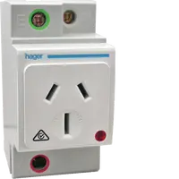 DIN mount 15A socket