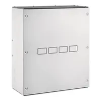 Enclosure, T-OFF range, MCCB 4*160A suits, IP20, RAL7035