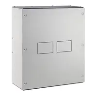 Enclosure, T-OFF range, MCCB 2*400A suits, IP20, RAL7035