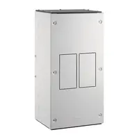 Enclosure, T-OFF range, FUSE 2*100/160A suits, IP20, RAL7035