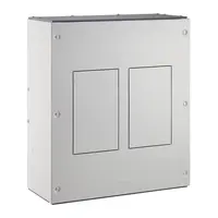 Enclosure, T-OFF range, FUSE 2*250A suits, IP20, RAL7035