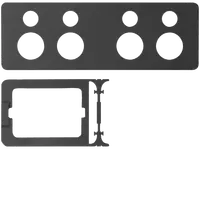 Allure 4 Gang Socket Kit MB