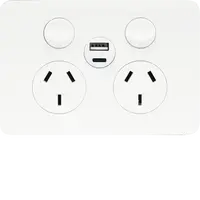 Allure. Twin Socket  + USB A+C