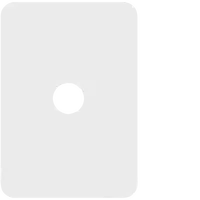 Allure 1 Gang Switch Plate MW