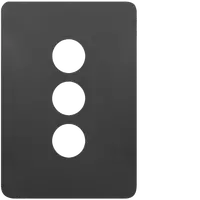 Allure 3 Gang Switch Plate MB