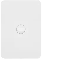 Allure 1 Gang Switch Plate cw mechs MW