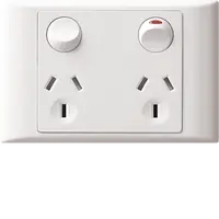Premiere 10A DP horz twin GPO