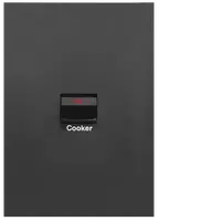 FIN Cooker switch 40A DP  Vert MB