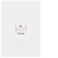 FIN Cooker switch 40A DP  Vert MW