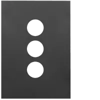 FIN 3 Gang Switch Cover MB