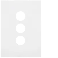 FIN 3 Gang Switch Cover MW