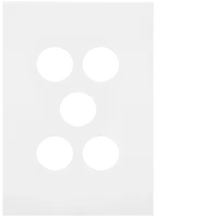 FIN 5 Gang Switch Cover MW