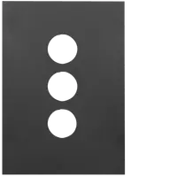 FIN 3 Gang Switch Plate MB