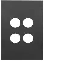 FIN 4 Gang Switch Plate MB