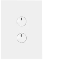 FIN 2 Gang Switch c/w 240v press mechs MW