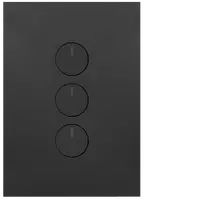 FIN 3 Gang Switch c/w 240v press mechs MB