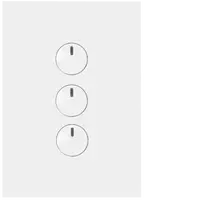 FIN 3 Gang Switch c/w 240v press mechs MW