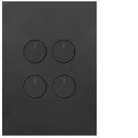 FIN 4 Gang Switch c/w 240v press mechs MB
