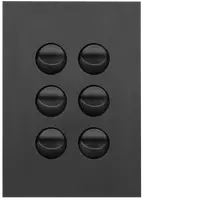 FIN 6 Gang Switch Plate cw mechs MB