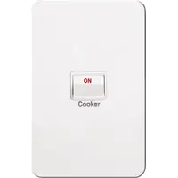 Silhouette 40A 2 pole Cooker Switch MW