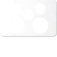 Silhouette 2G socket + switch cover MW