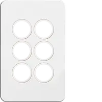 Silhouette 6G switch plate, no mech