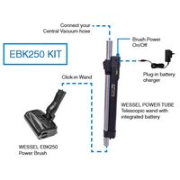 Wessel EBK250 Power Brush & Battery Pack Kit