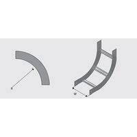 N1IR4503H NEMA 1 Cable Ladder Internal Riser HDG