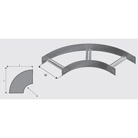 N1B3003H NEMA 1 Cable Ladder Bend HDG