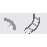 N2IR6004H NEMA 2 Cable Ladder Internal Riser HDG