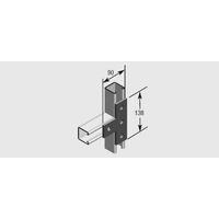 E1031 Flat Plate Fitting HDG