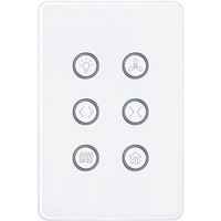 H1RSMB-BK KASTA Hesperus Push Remote Switch