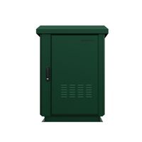 CERTECH 18RU 600mm Deep Outdoor Freestanding Cabinet. IP45 Rated, Forest Green **Made to Order**