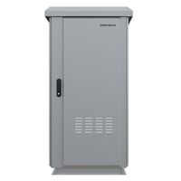 CERTECH 27RU 600mm Deep Outdoor Freestanding Cabinet. IP45 Rated, Grey