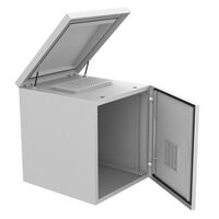 CERTECH 12RU 400mm Deep Outdoor Wall Mounted Rack. IP45 Rated