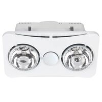 Ardene Duo 3-in-1 Bathroom Heater with Exhaust Fan and LED Light